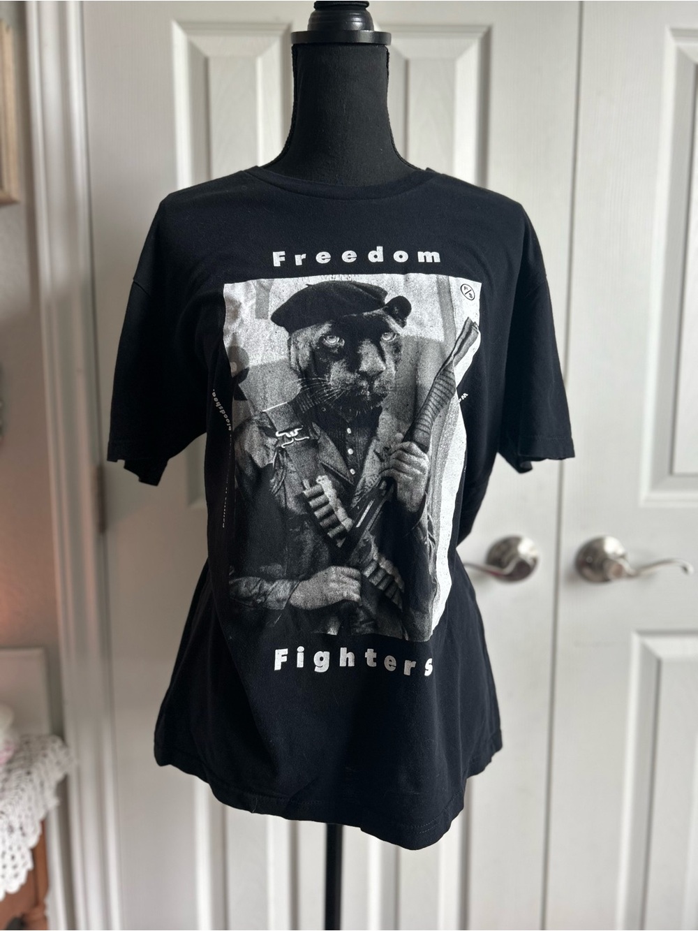 Fly Supply black panther short sleeve freedom fighter tshirt